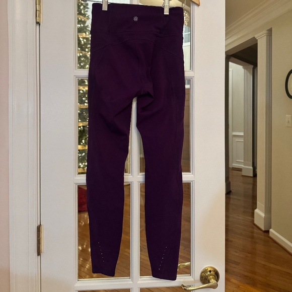 RAINIER HIGH RISE LEGGING TIGHT, SIZE XS, PURPLE - Picture 2 of 2